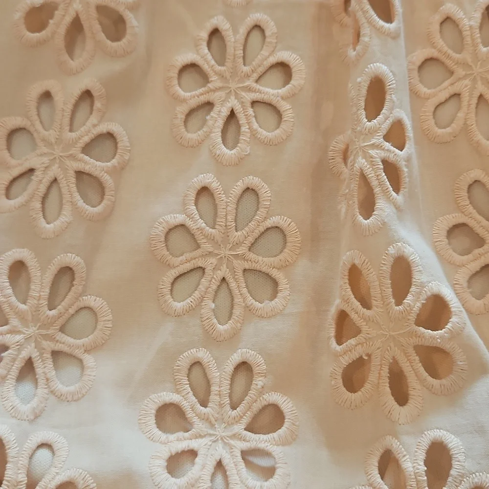 A Collective Story Peach Eyelet Maxi Dress XS | 100% Cotton | New With Tags - Picture 8 of 9